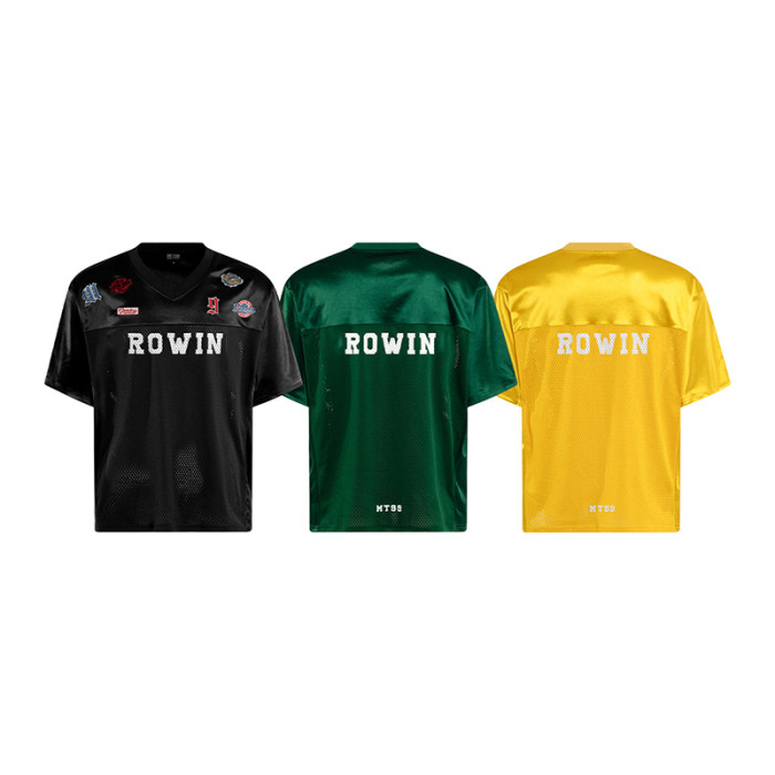 Apparel supplier | Custom embroidery logo jerseys | Satin unisex soccer jersey | Ultra-thin | Mesh
