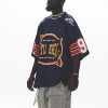 Men oversize football jersey | Fashion-forward | Sport number print tee | Polyester | Tshirt factory