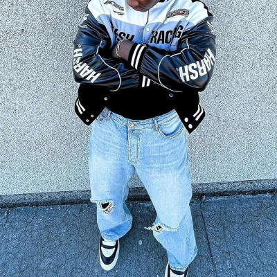 Race-style baseball jacket | Pilot colorblock jacket | Stylish print street jacket | Jacket factory