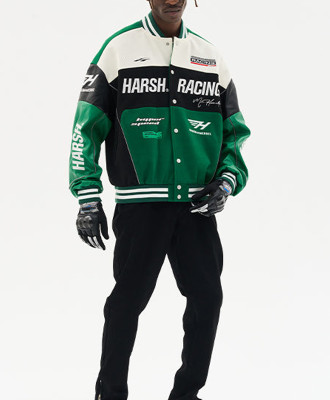 Race-style baseball jacket | Pilot colorblock jacket | Stylish print street jacket | Jacket factory