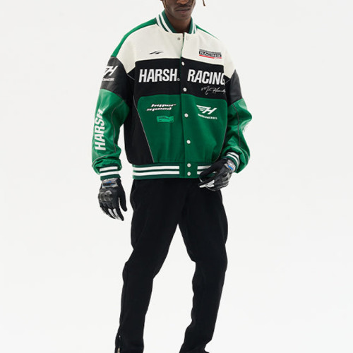 Race-style baseball jacket | Pilot colorblock jacket | Stylish print street jacket | Jacket factory