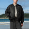 Light green pilot jacket | Minimalist casual jacket | Japanese retro winter jacket | Jacket supplier