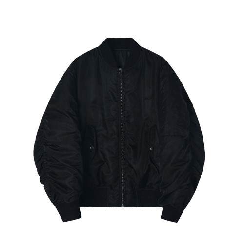 Light green pilot jacket | Minimalist casual jacket | Japanese retro winter jacket | Jacket supplier