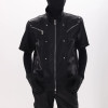 Men short-sleeve vest jacket | Zipper stand-up collar jacket | Nylon lightweight jacket | OEM jacket