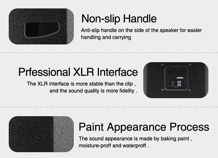 Surface materials and craftsmanship  the speaker AS-KU18