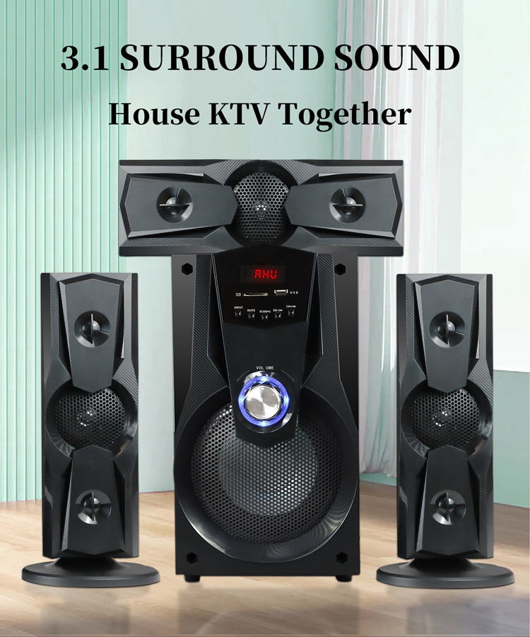 أنظمة صوت منزلية متعددة الوسائط 3.1 مخصصة للبيع AS-C340