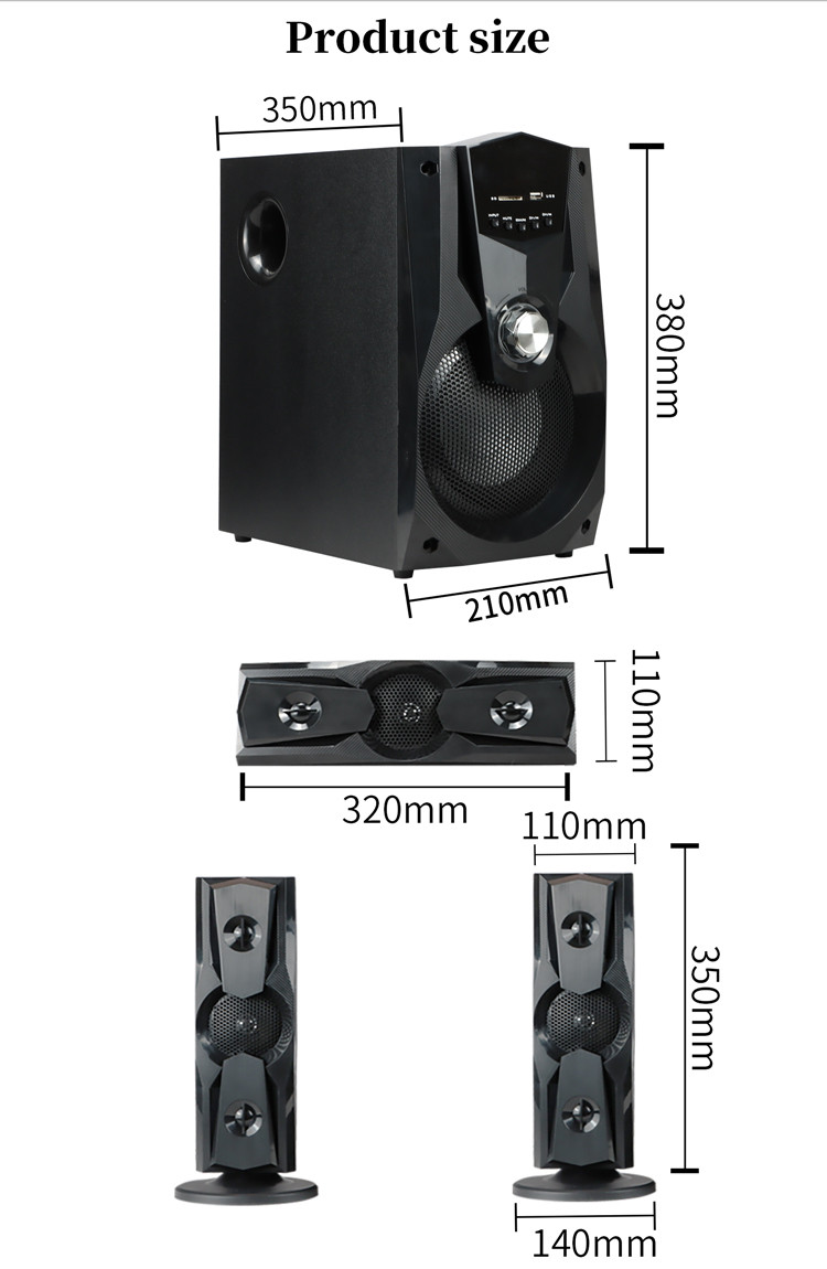Wholesale Surround Sound Home Theater Systems AS-C330
