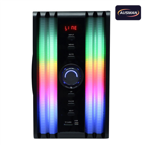 The bass box of Wholesale Dynamic RGB Computer Speakers AS-C380