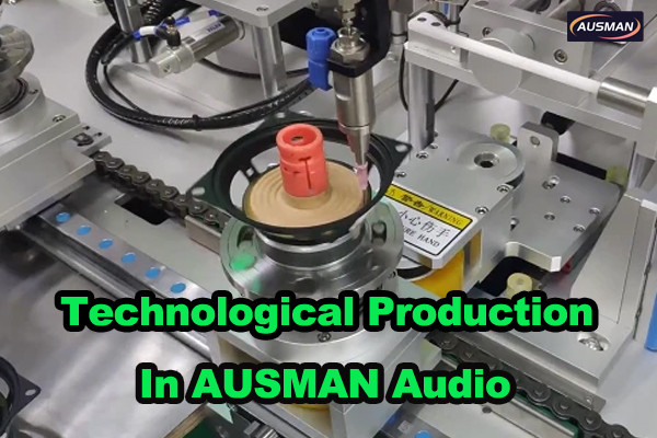 Producción tecnológica de montaje de parlantes en AUSMAN