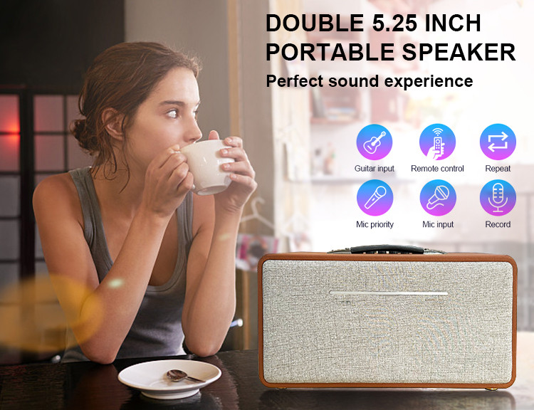 Altavoces Bluetooth Retro Personalizados Con Inalámbrico AS-GH908