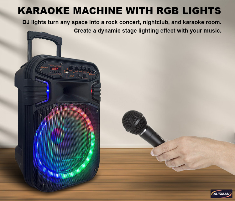 Máquina de karaoke portátil AS-1209