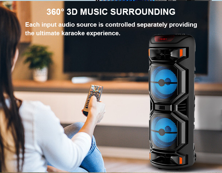 LED Tower Bluetooth Speaker for home music