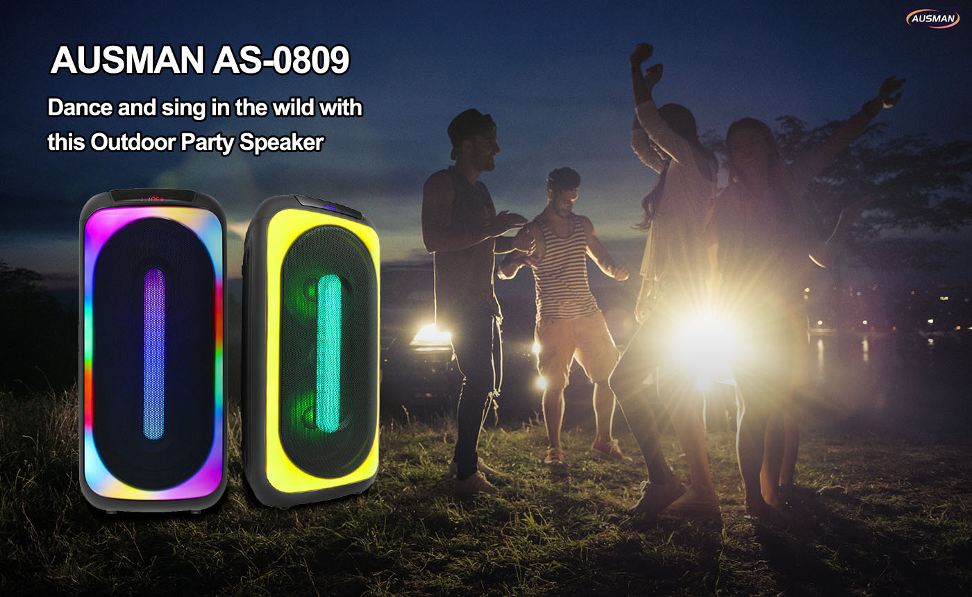 Dance in the wild with Outdoor Party Speaker AS-0809