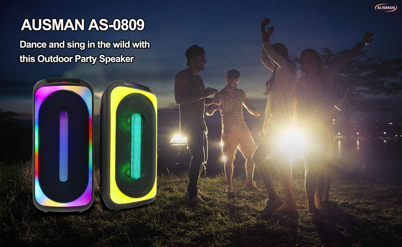 Dance in the wild with Outdoor Party Speaker AS-0809	