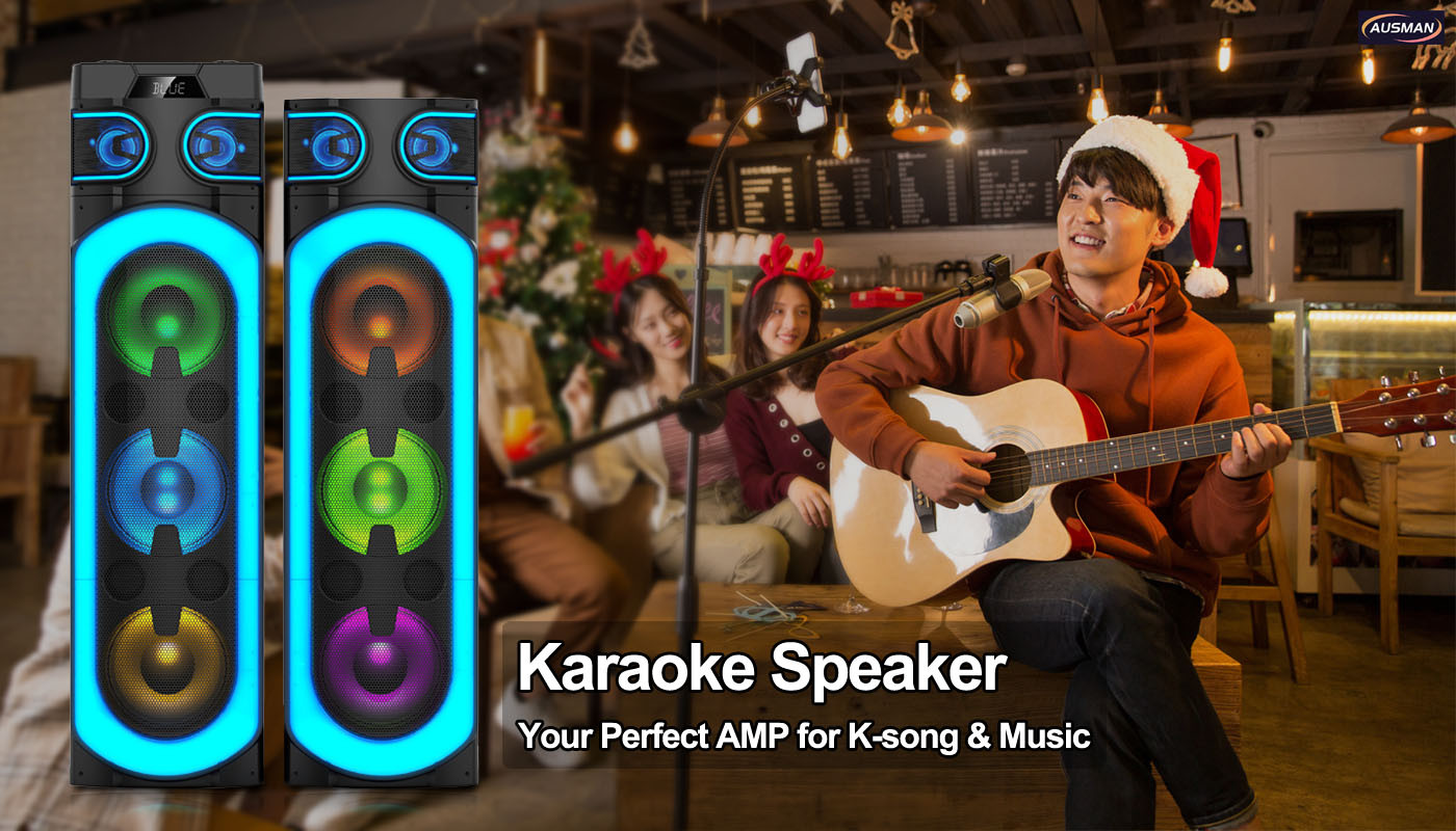 K-song with karaoke speaker system AS-PS10