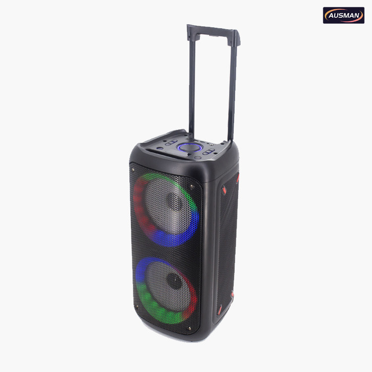 Portable Bluetooth Speaker With Wheels AS-0808L with handle