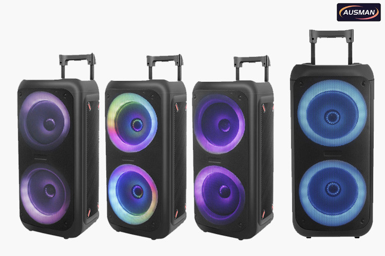 Portable Bluetooth Speaker With Wheels AS-0808L