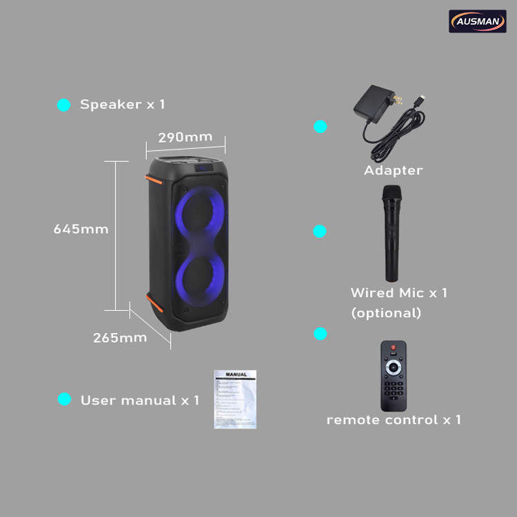 Aessceries of wireless speaker AS-2601  	