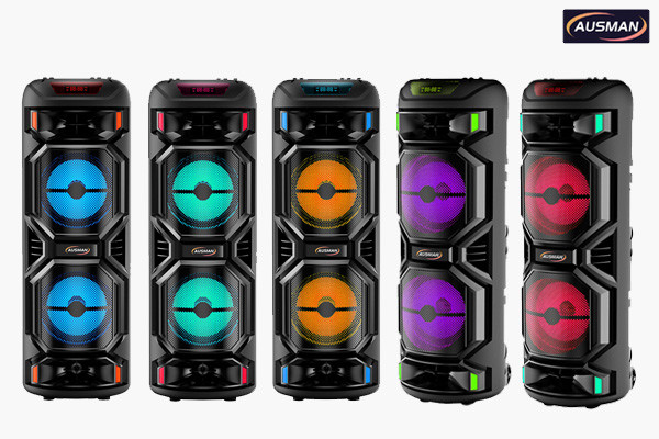 Tower Bluetooth Speaker with Multi-color DISCO lights