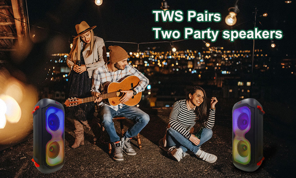 TWS pairs two party speakers