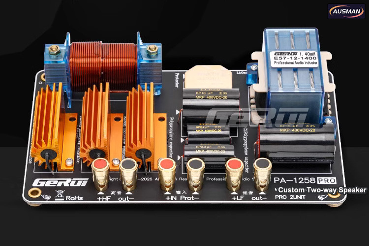 large power 2-way frequency speaker crossover