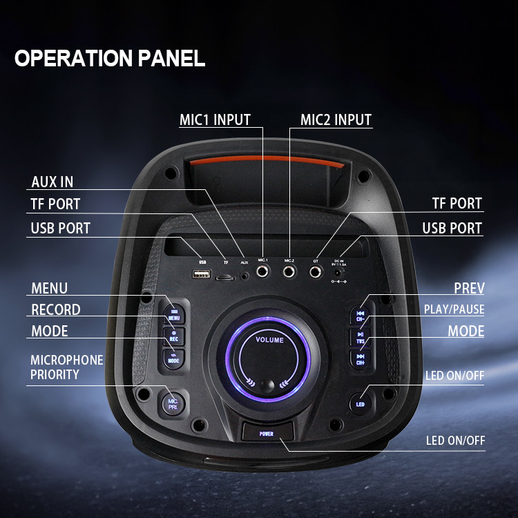 amplifier of blueooth speaker AUSMAN AS-0817  	