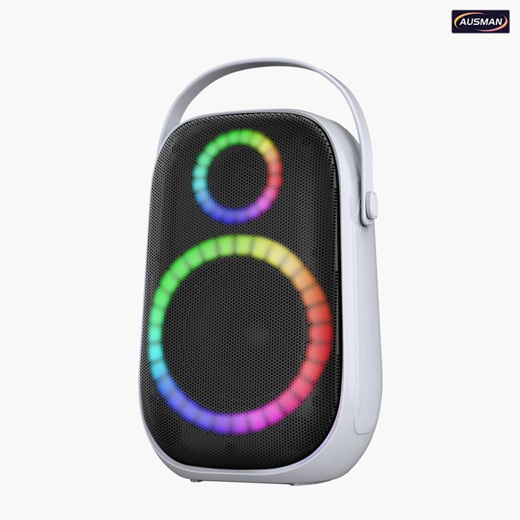 Portable Speaker With Bass and Lights circle