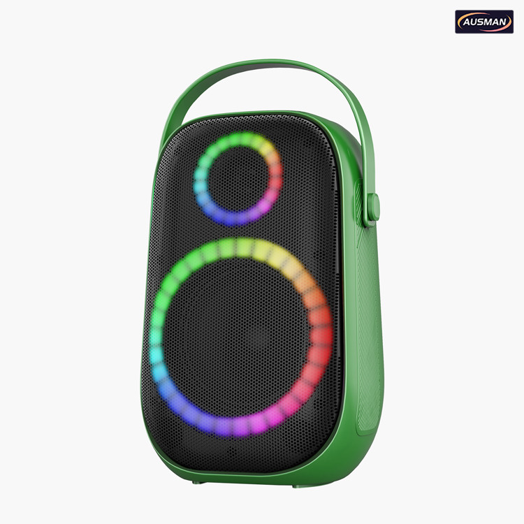 Green color portable speaker AS-PT104