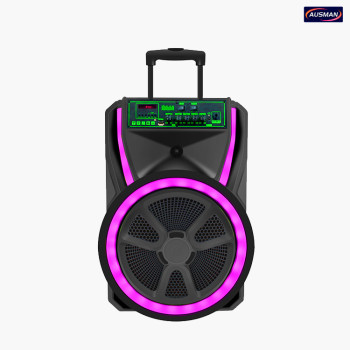 Factory Customized Outdoor Portable Speaker on Wheels AS-1503