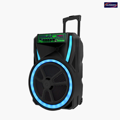 Factory Customized Outdoor Portable Speaker on Wheels AS-1503