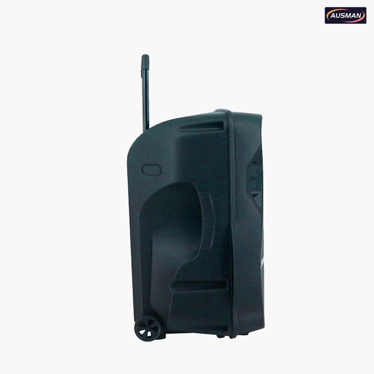 Side view of PA Powered Speaker for Outdoor AS-1801
