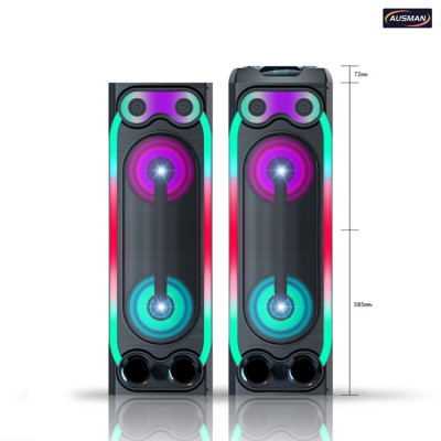 Customized Bluetooth Home Speaker System Pair: AUSMAN AS-PS112
