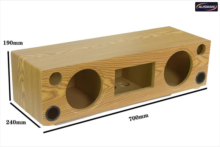 wooden empty speaker box