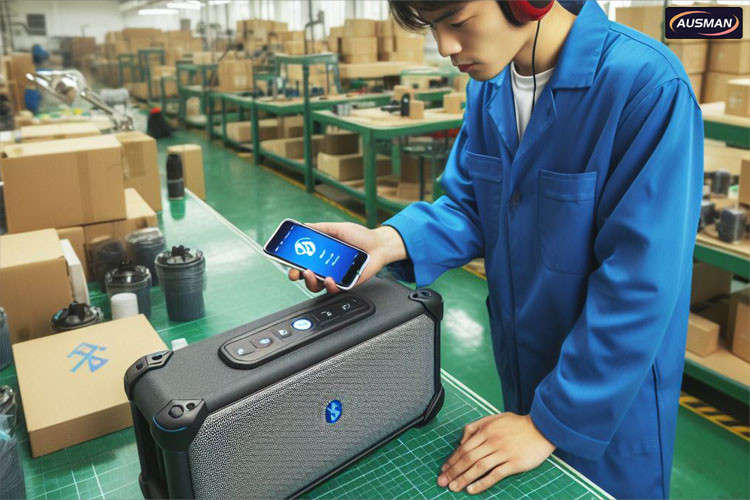 portable bluetooth speaker factory workshop