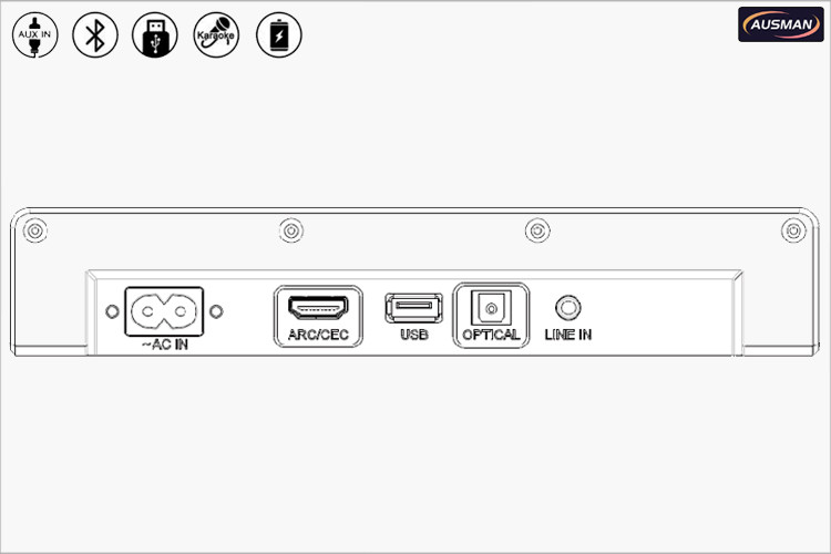 Soundbar Speaker Structure Diagram