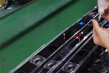 soundbar speaker driver assembly line