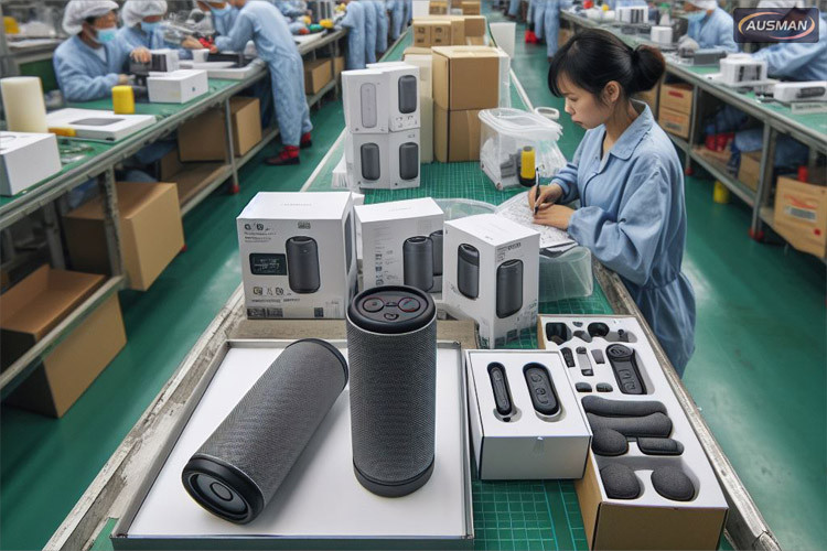 Bluetooth speaker manufacturing line