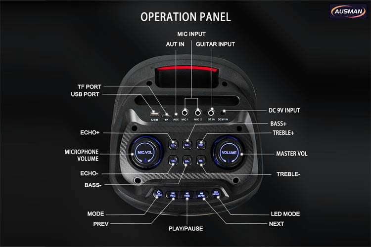 Multiple Function Portable Outdoor Speakers