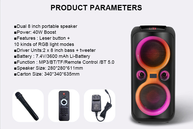 Outdoor Speaker System AS-0810 parameters