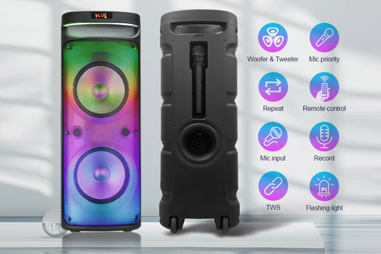 Wireless Bluetooth Tower Speaker AS-1022 Functions