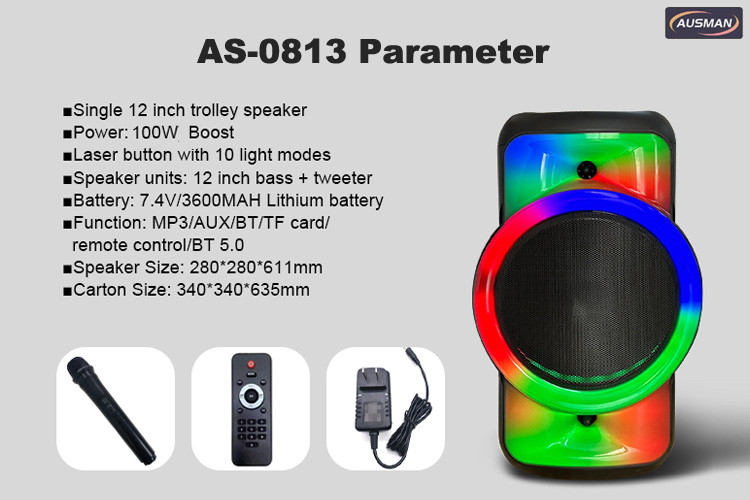 Outdoor Speaker System AS-0810 parameters