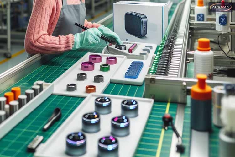 Bluetooth speaker production line