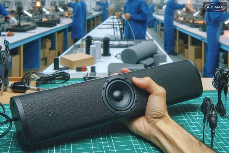 Soundbar Manufacturing in factory