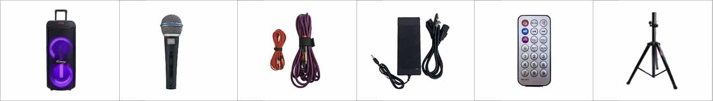 AUSMAN Bluetooth Speaker AS-5052 accessories
