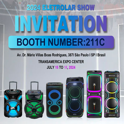 Eletrolar Show 2024 Sao Paulo Brazil | AUSMAN Portable Speaker