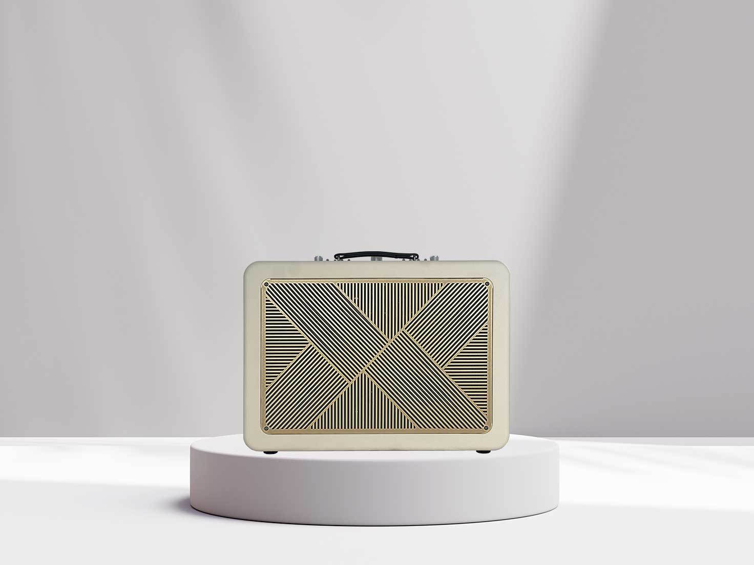 Large Wireless Vintage Looking Bluetooth Speaker