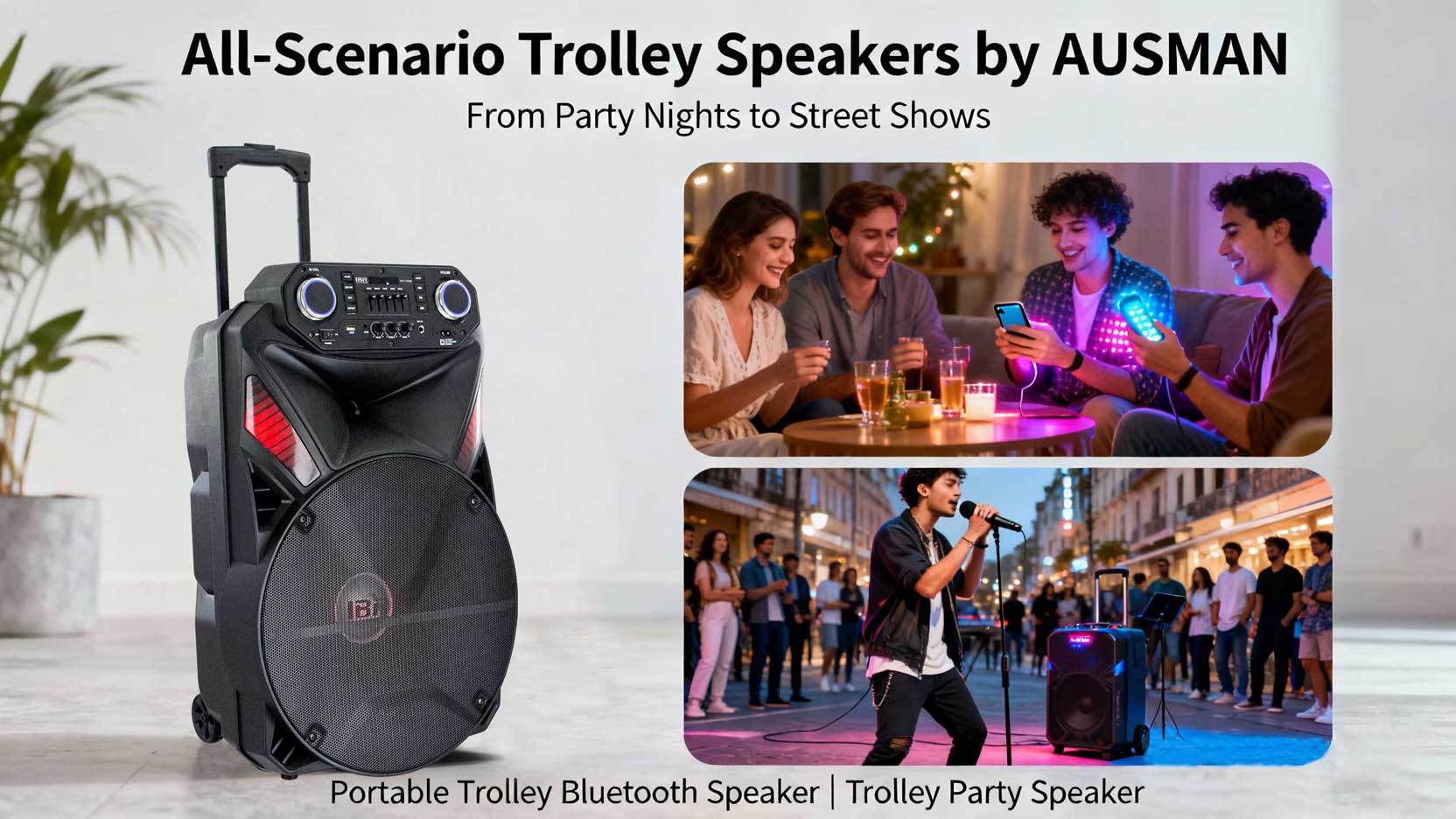 All-scenario Trolley Speakers by Ausman