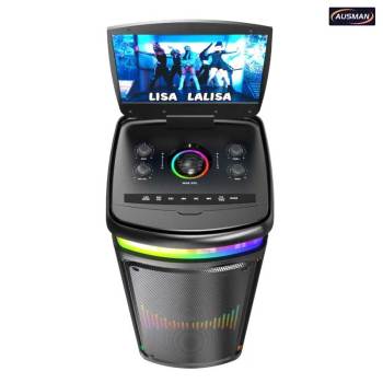 Karaoke Bluetooth Speaker with Built-in Screen