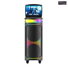 Karaoke Bluetooth Speaker with Built-in Screen