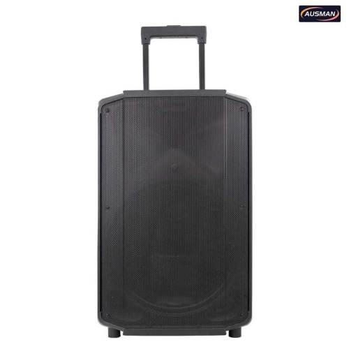 Altavoz PA con batería y carrito de alta calidad para grandes eventos.